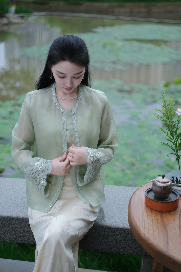 【景澈】桑蚕丝重工系列外套