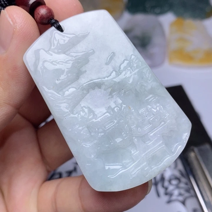 颈饰未镶嵌翡翠翡翠