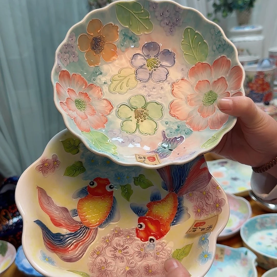 瓷8英寸深盘2只看图