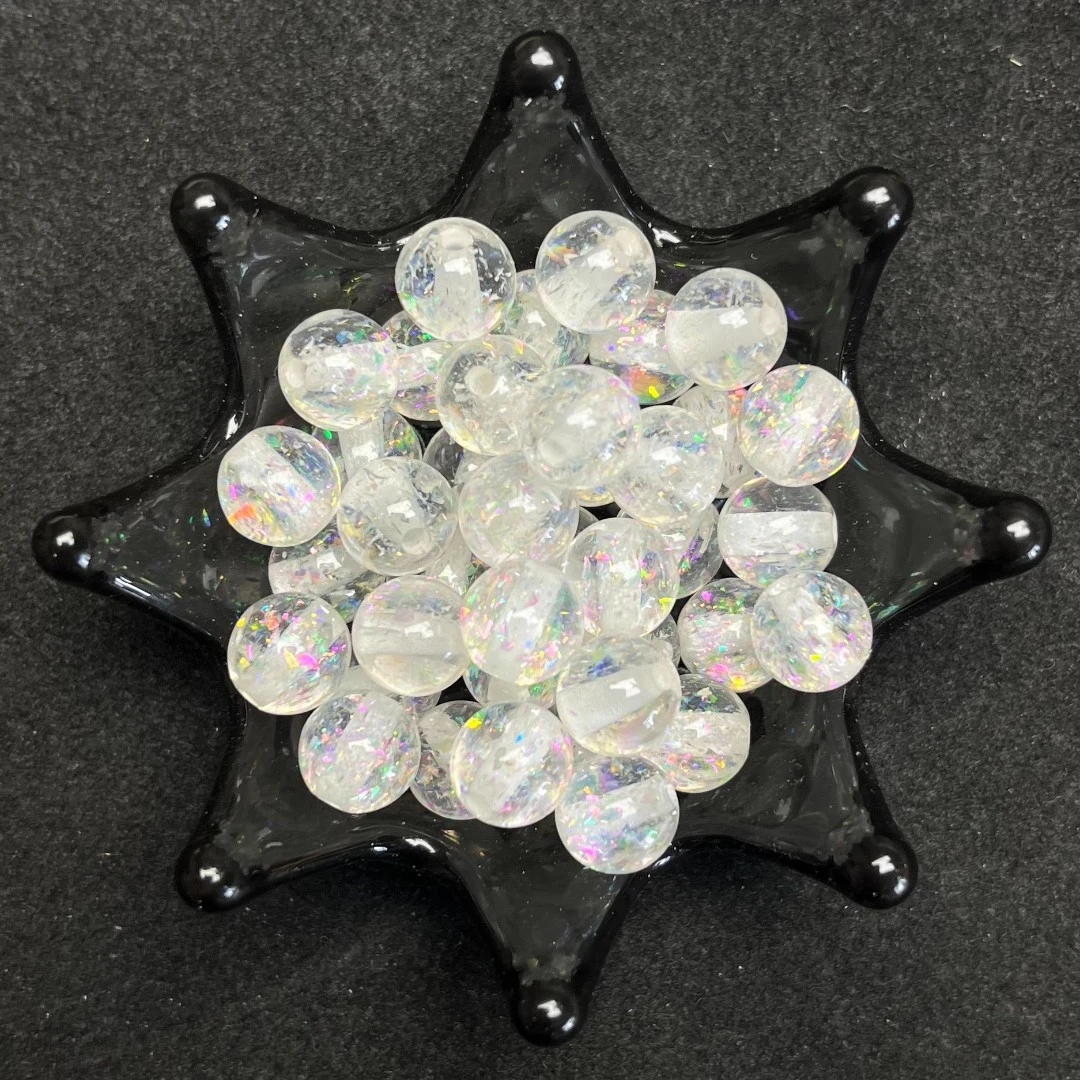 【云朵家】树脂异形珠八角椭圆枣珠欧泊糖心圆珠光变手工DIY工艺