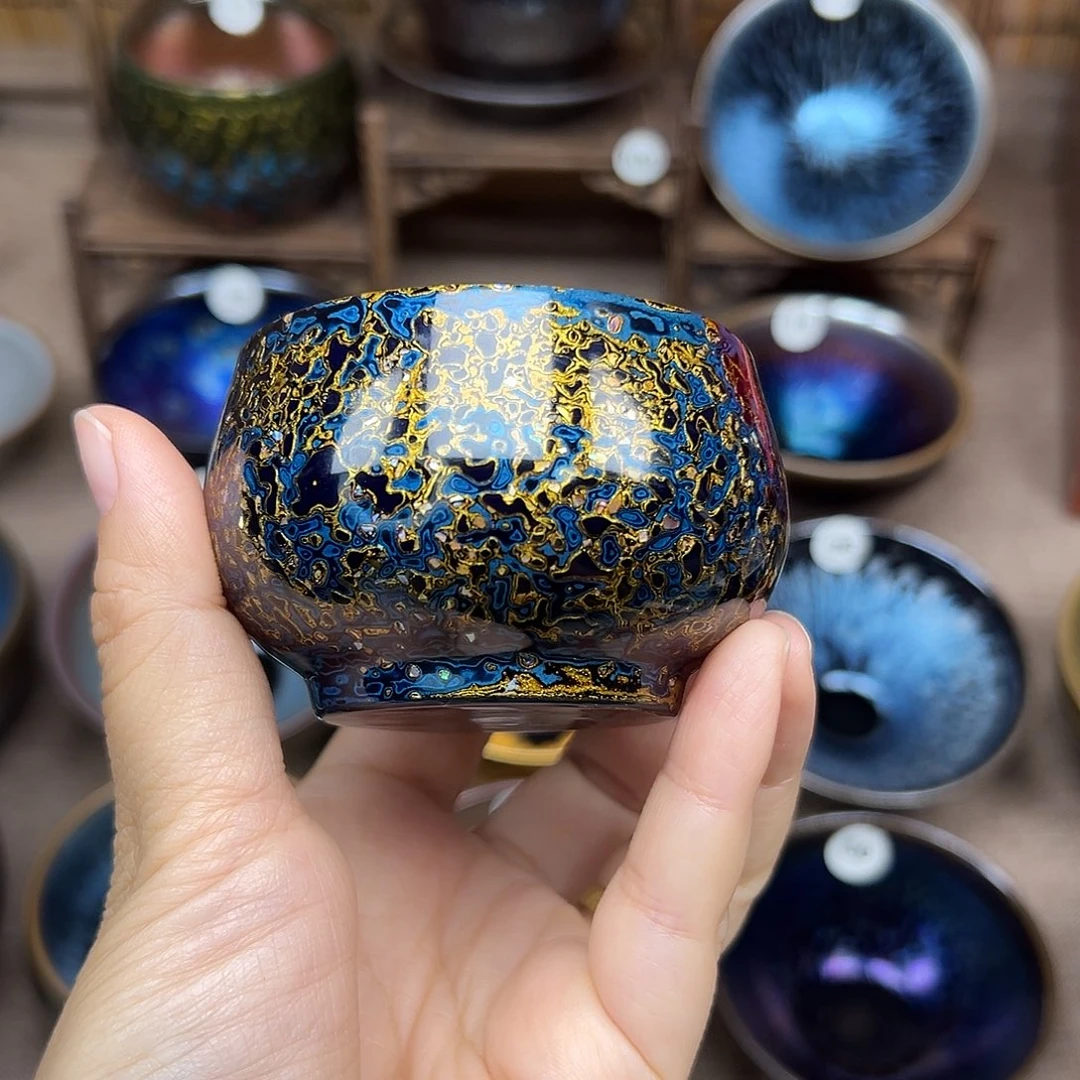 茶盏幸**人建盏主人杯大漆