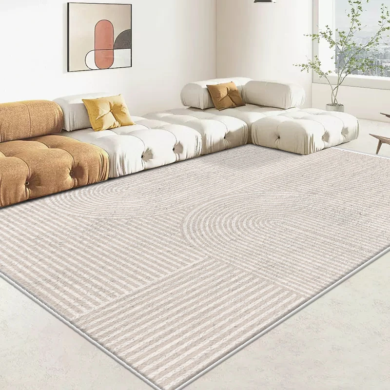 轻奢简约客厅大地毯------叠影款