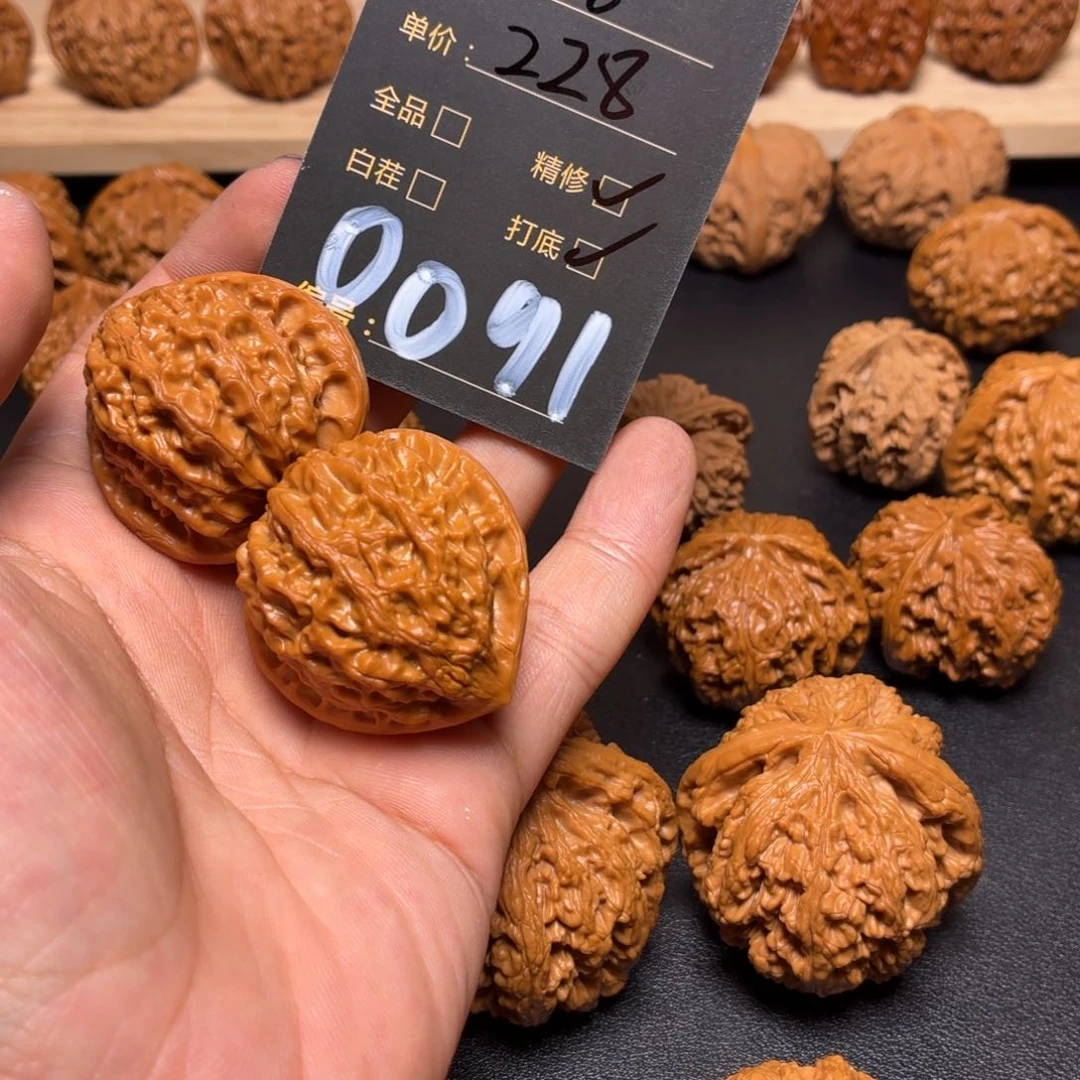 J****文玩核桃把件核桃0091