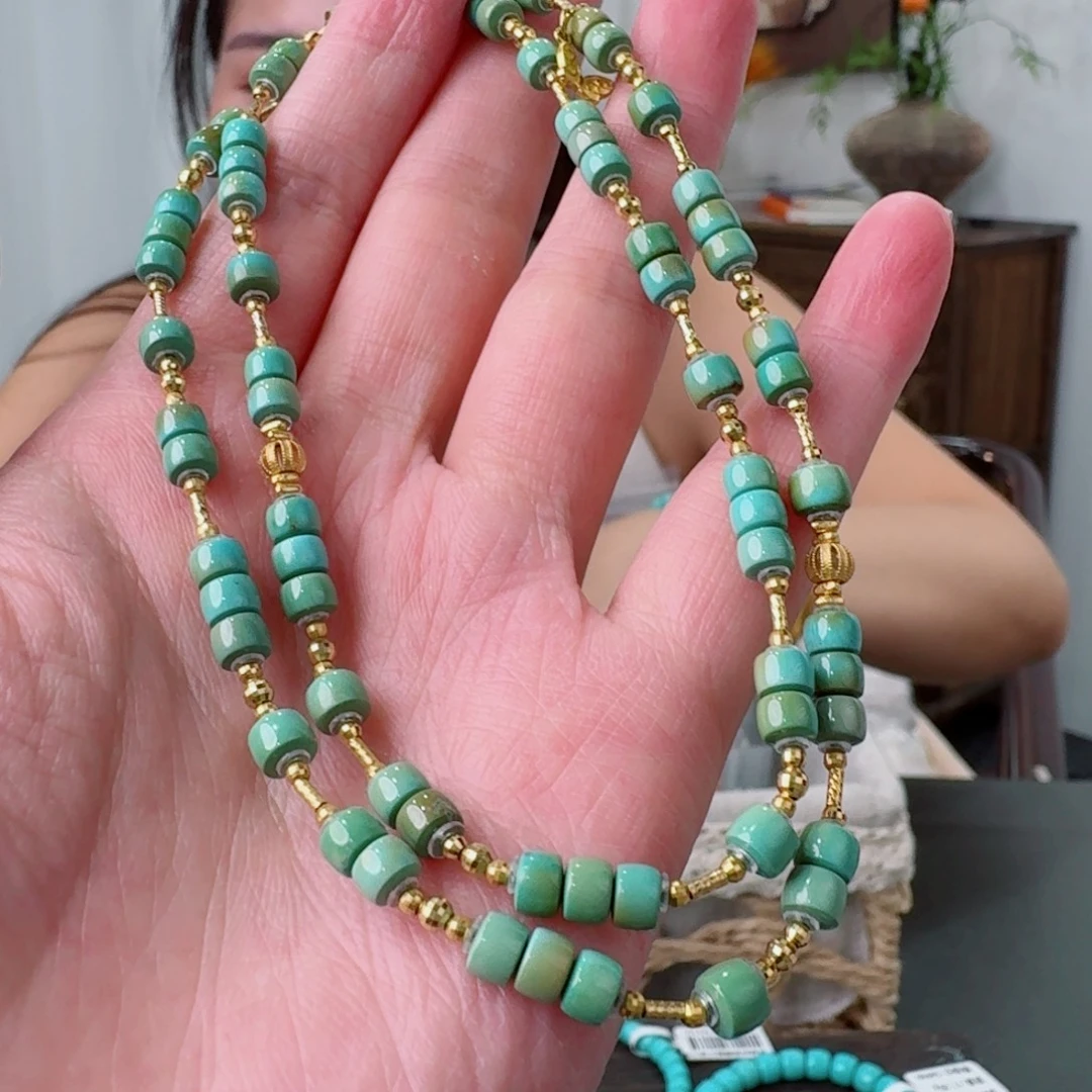 未镶嵌绿松石珠宝奇石