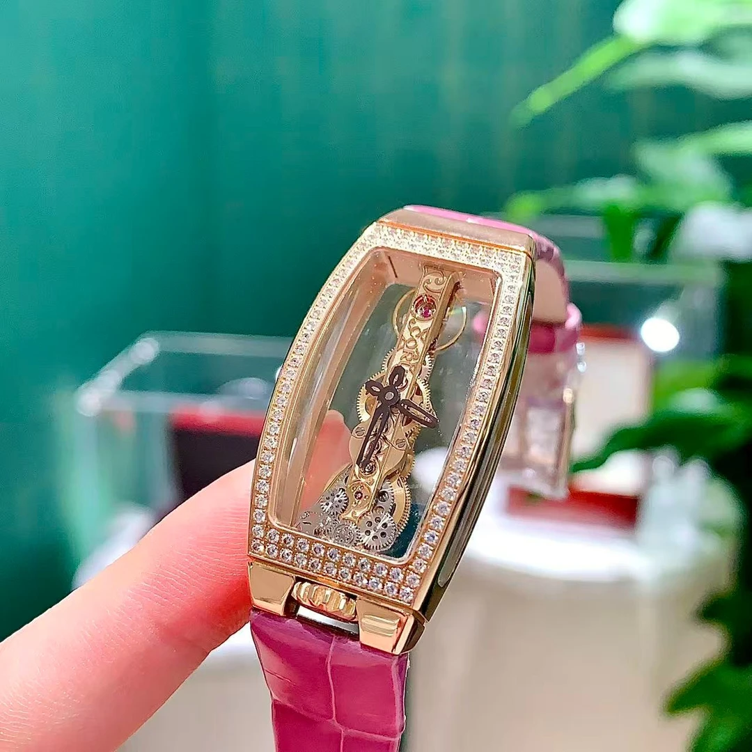 99新 CORUM/昆仑表 金桥B113/00824手动玫瑰金21*43盘大星奢品