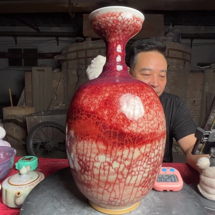 李***章牛家钧窑牛自恒老师钧瓷瓶