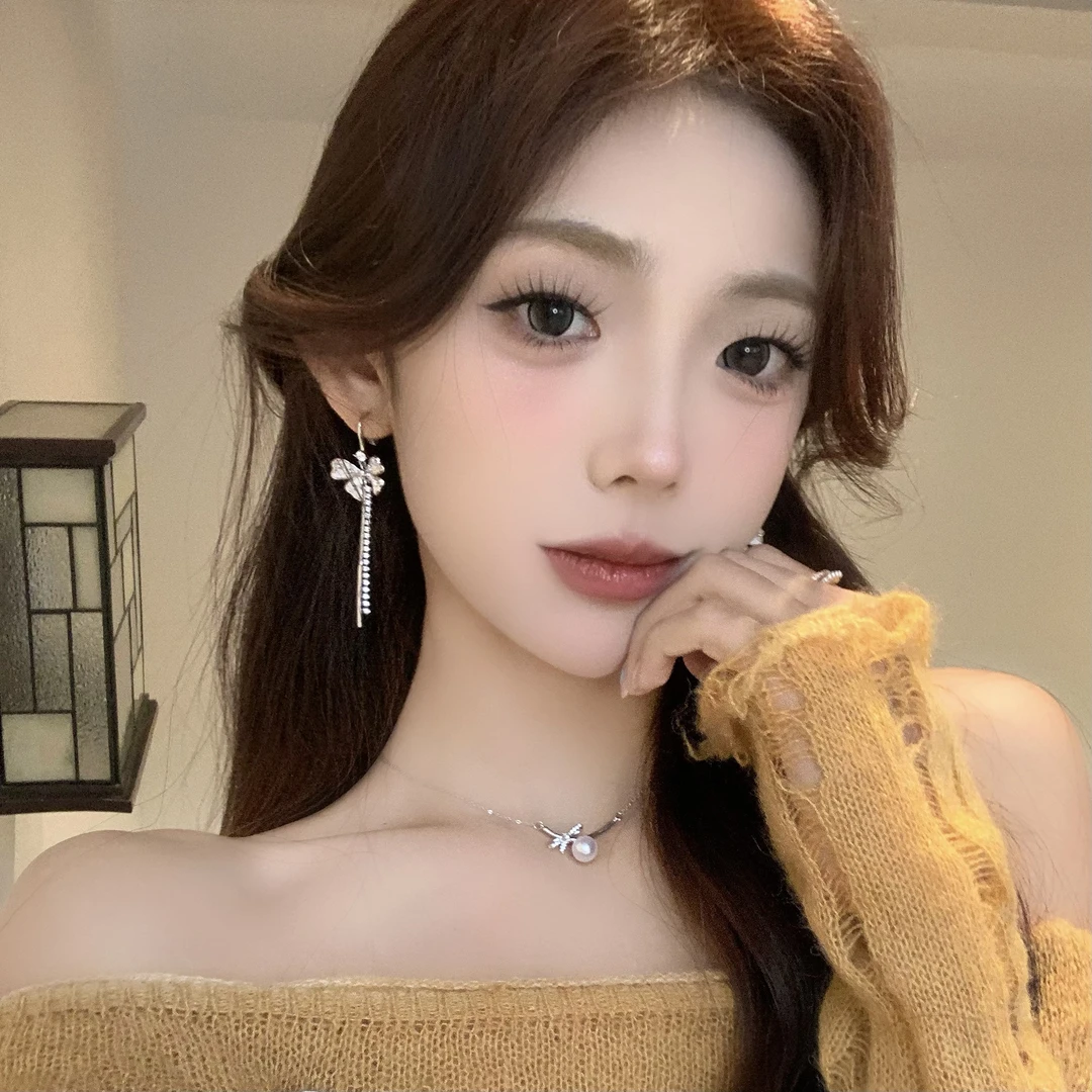 FULL GIRLISH耳环01267仙女蝴蝶流苏时尚耳环