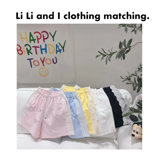 Li Li and I 「蕾丝棉麻短裤」买手小众巴厘岛松弛度假海边慵懒