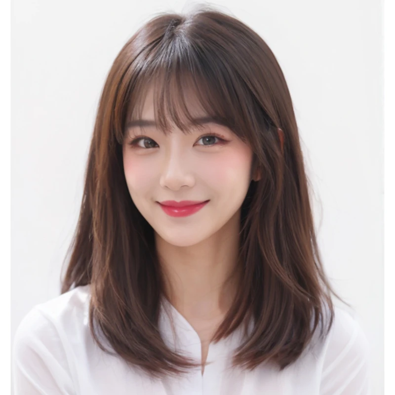 【全真人发女士气质时尚锁骨发发套】舒适假发女款真人头发JZ-37