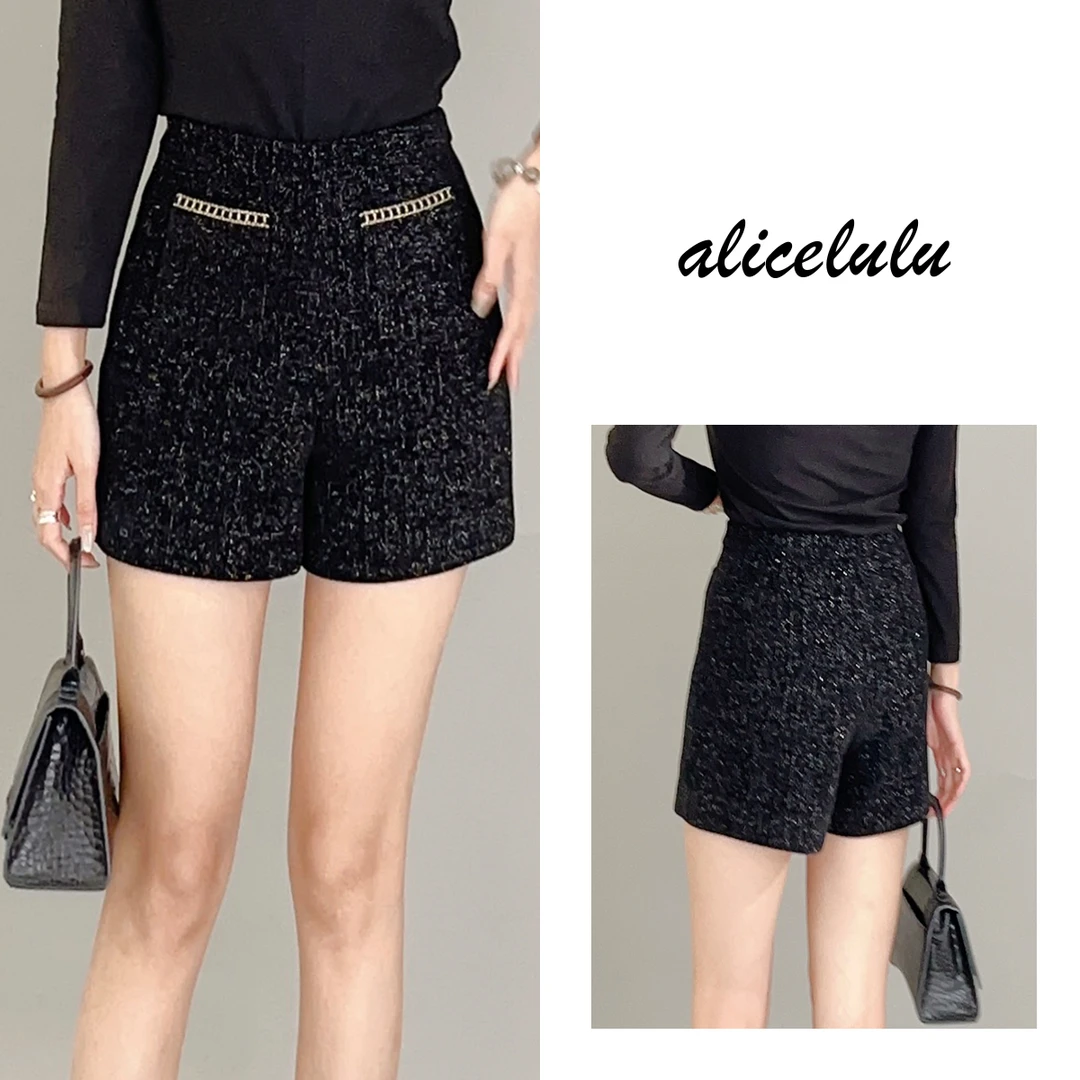 4ALICE“暗夜流星”短裤优雅小香璀璨迷人S621859E