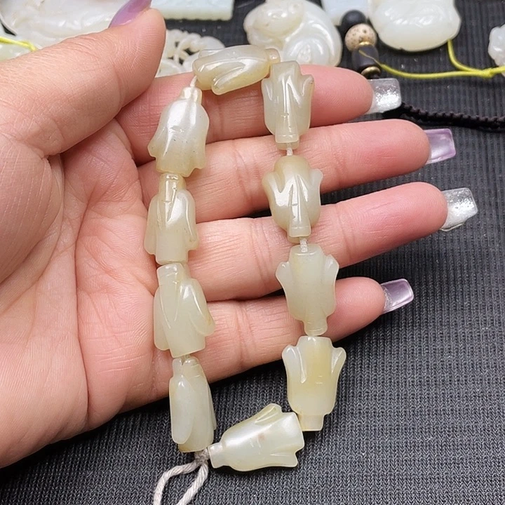 和田玉手链未镶嵌许*厶