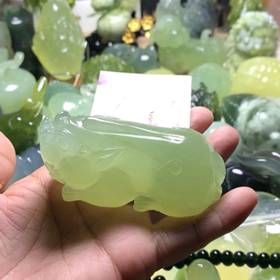 【闪购商品】合金蛇纹石玉颈饰
