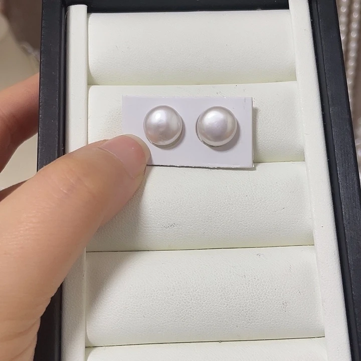 耳饰淡水珍珠合金10-11