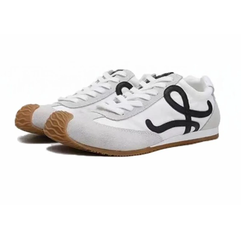 【DG ARTIST】拼色运动风低帮休闲德训女鞋