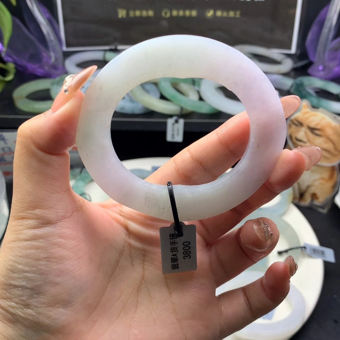 定制翡翠叮当镯未镶嵌53/65 贵妃