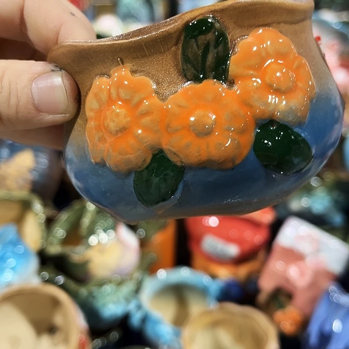 瓷片花盆多肉植物花盆