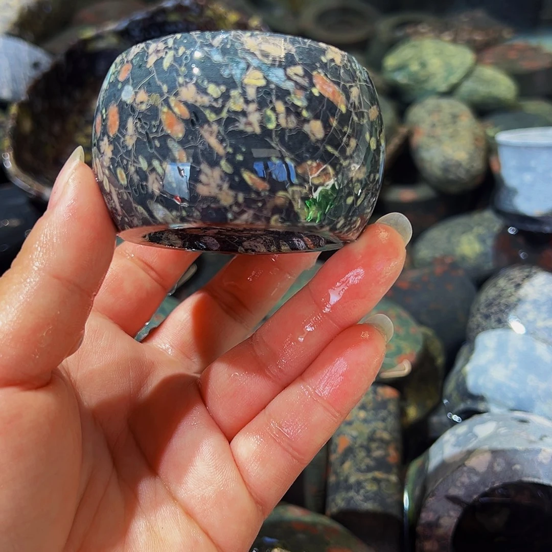 梅花玉鱼缸石茶周边不退不换