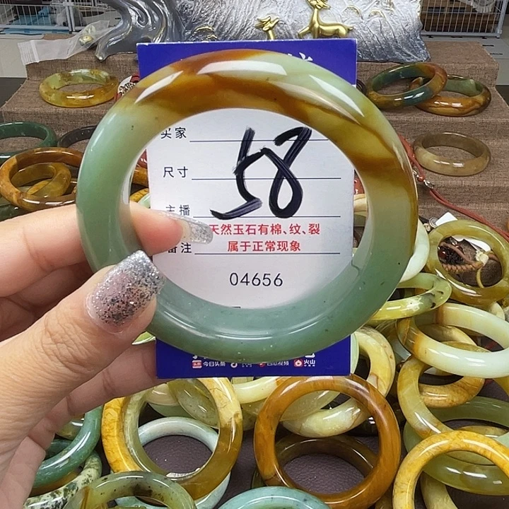 半***夏未镶嵌蛇纹石玉手镯