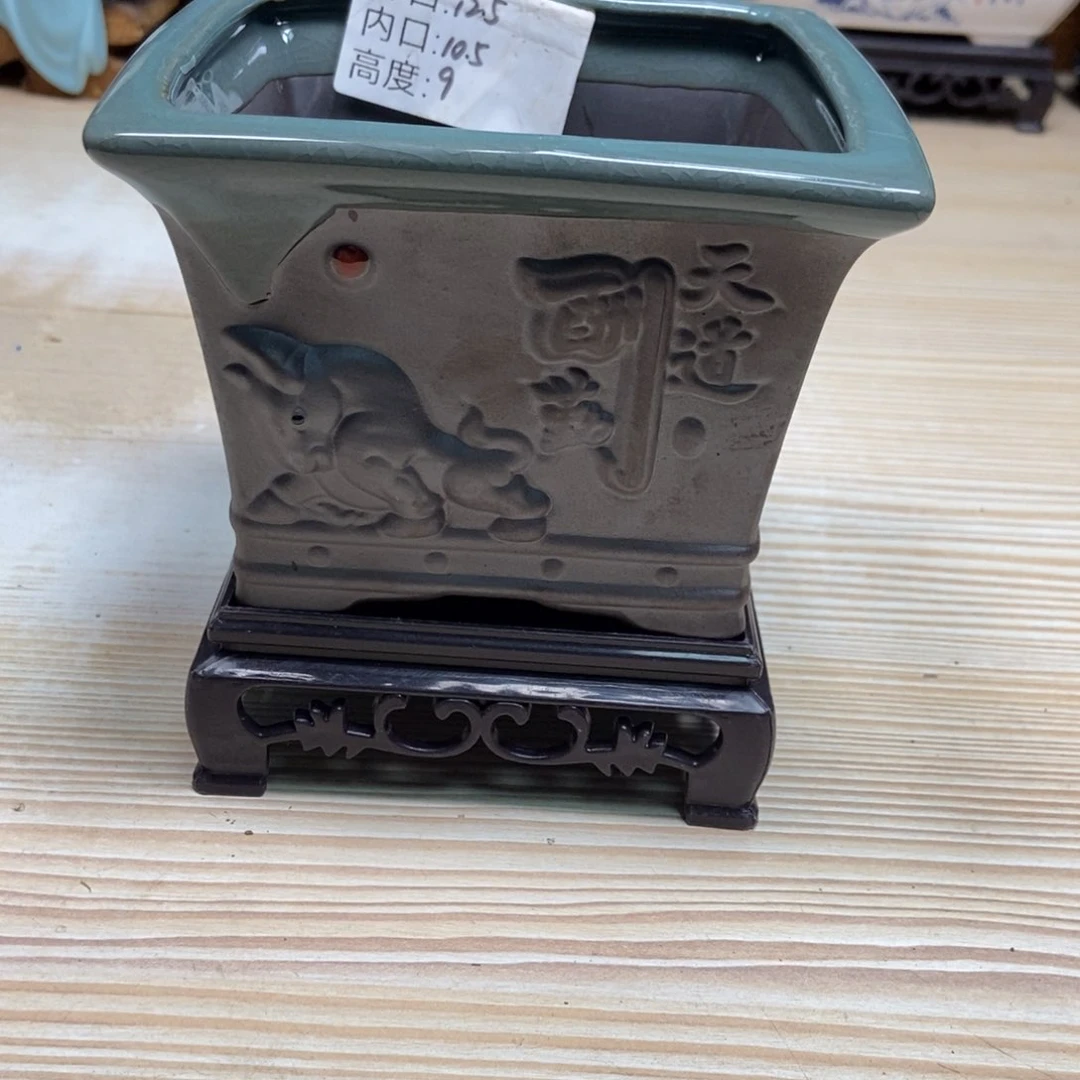 瓷片陶瓷花盆陶瓷艺术