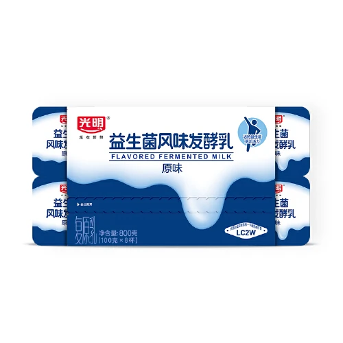 光明 E+益生菌酸牛奶 100g*8（新老包装随机）