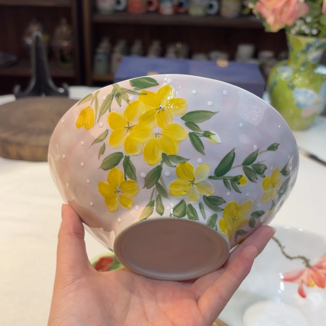 景德镇手绘高温釉下彩陶瓷茶具