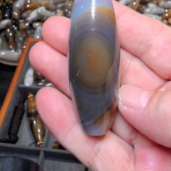 玛瑙/玉髓裸珠_ HEIMORI 天然天珠