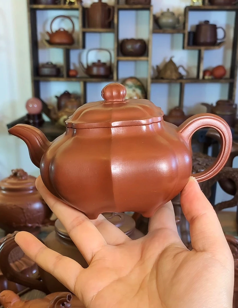 特：红皮龙筋纹传炉壶容量260毫升纯手工制作