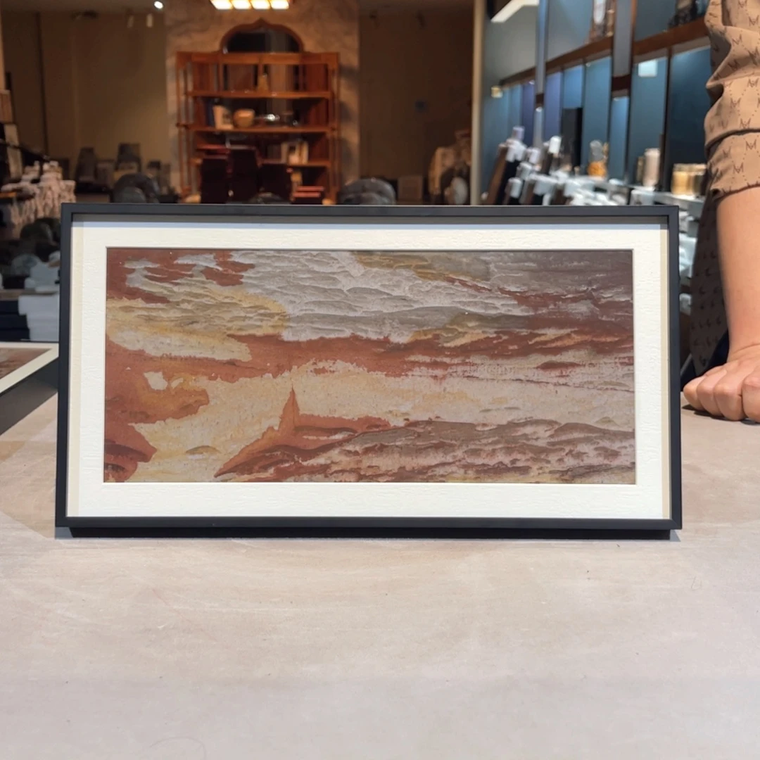 彩石三峡清江画面石