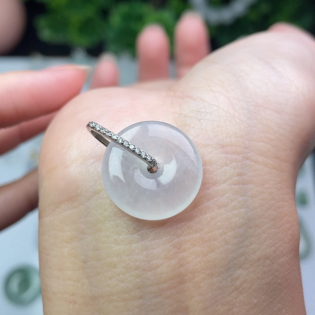 翡翠银S925镶嵌颈饰