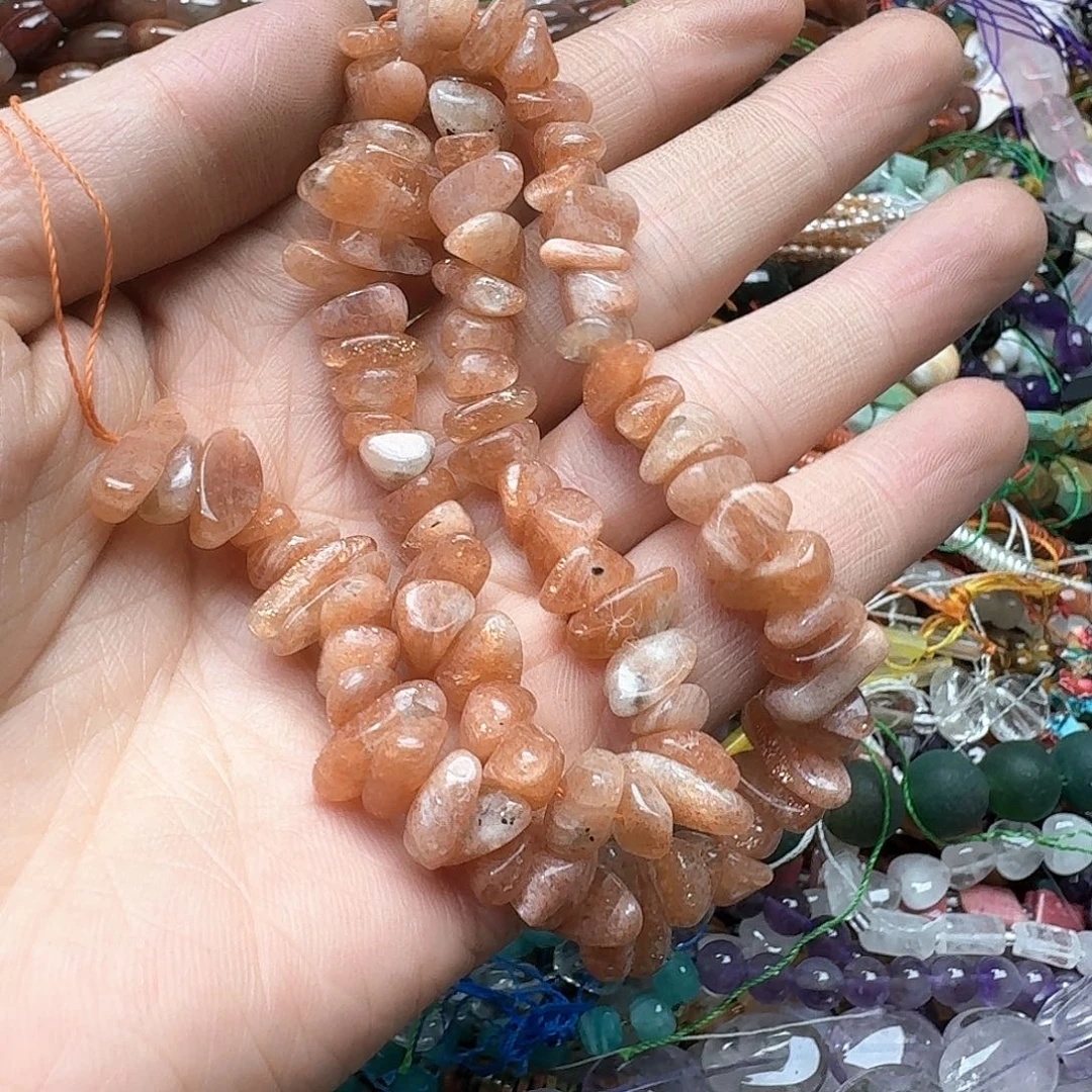 玛瑙/玉髓合金珠宝半成品一条8mm金太阳