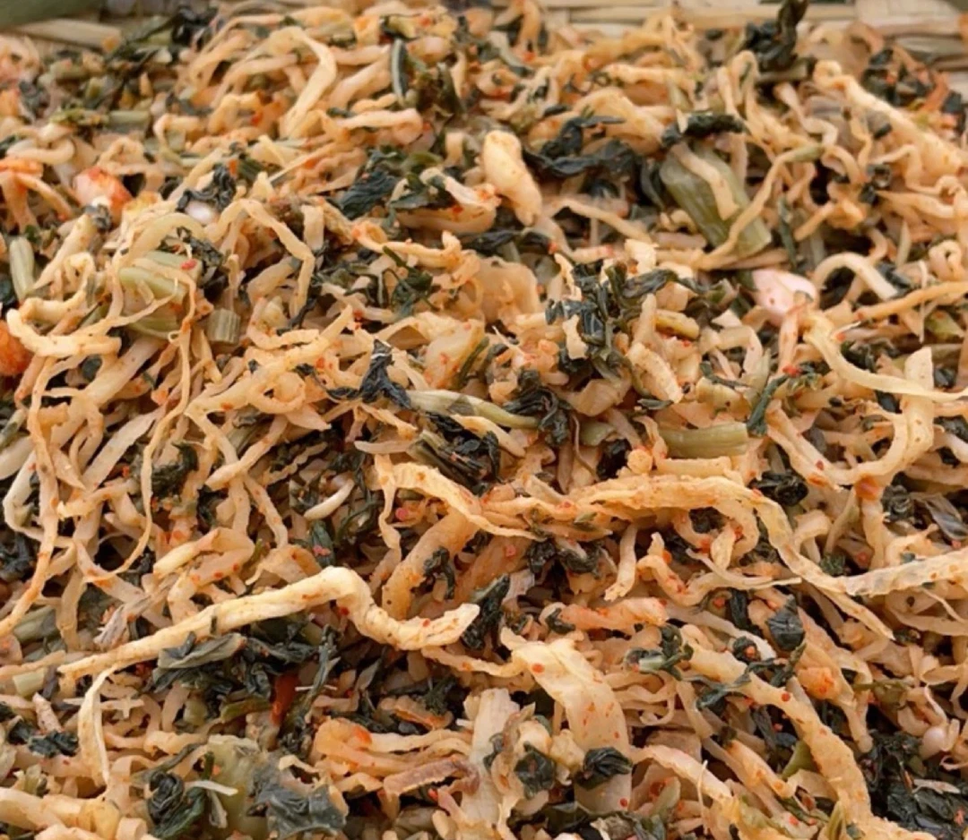 开胃下饭十八连山镇特产大头菜腌菜美味