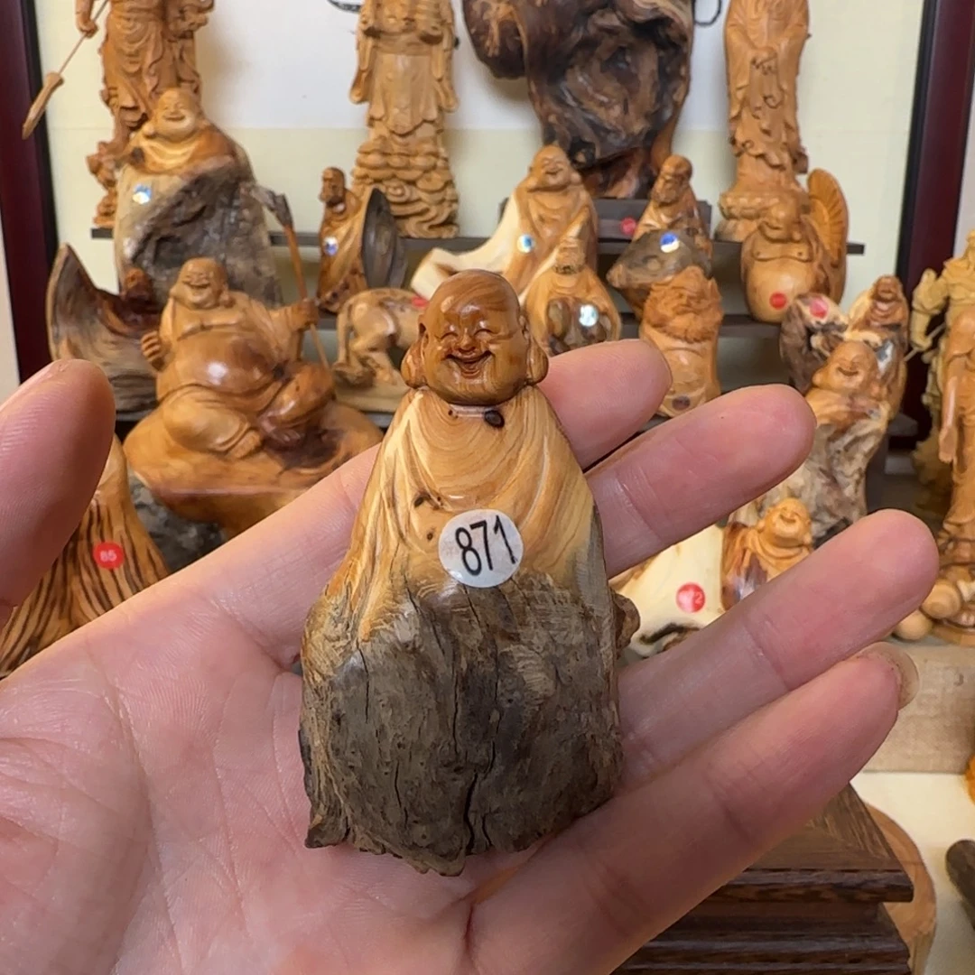 崖柏小木匠艺雕一物一拍