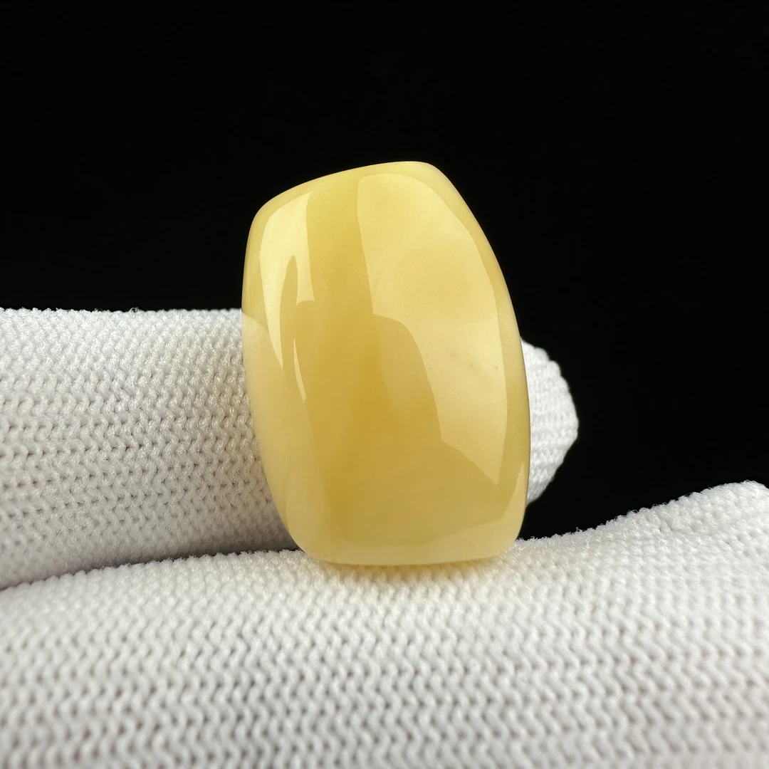 K4223天然蜜蜡 马蹄珠 16.5*23.7mm支持复检