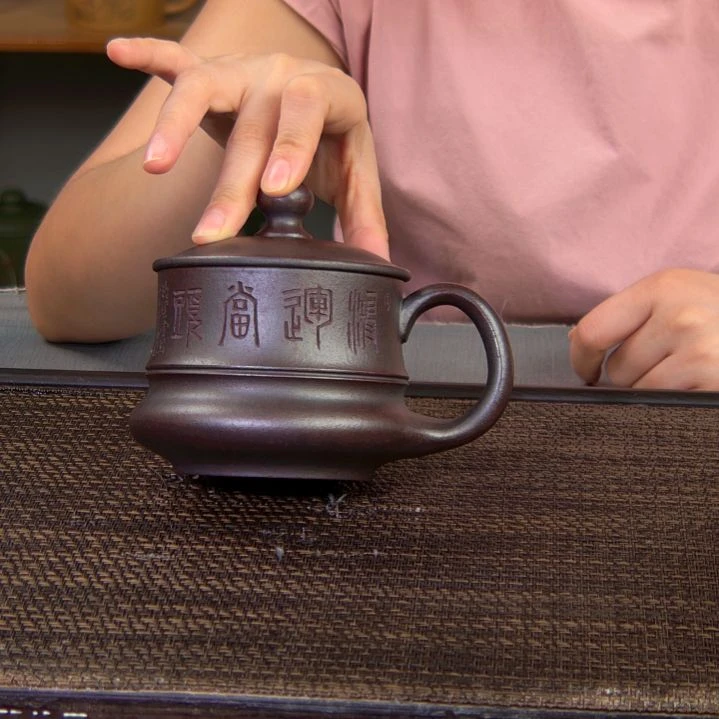 茶杯紫砂高货放漏