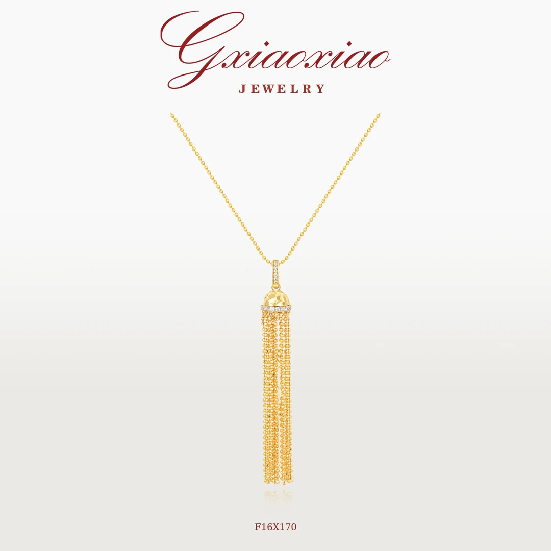 GXIAOXIAO 项链时尚气质高级百搭流苏小众项链 F16X169 F16X170
