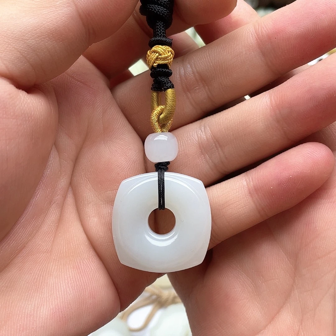 和田玉未镶嵌吊坠(不含链)