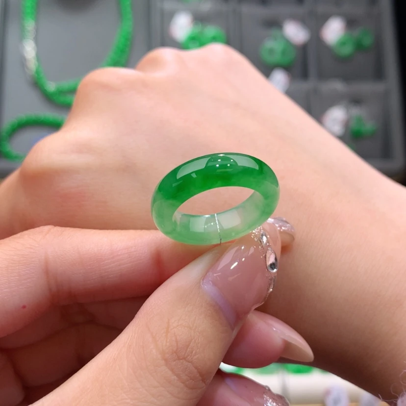 【闪购商品】未镶嵌戒指翡翠9-10号