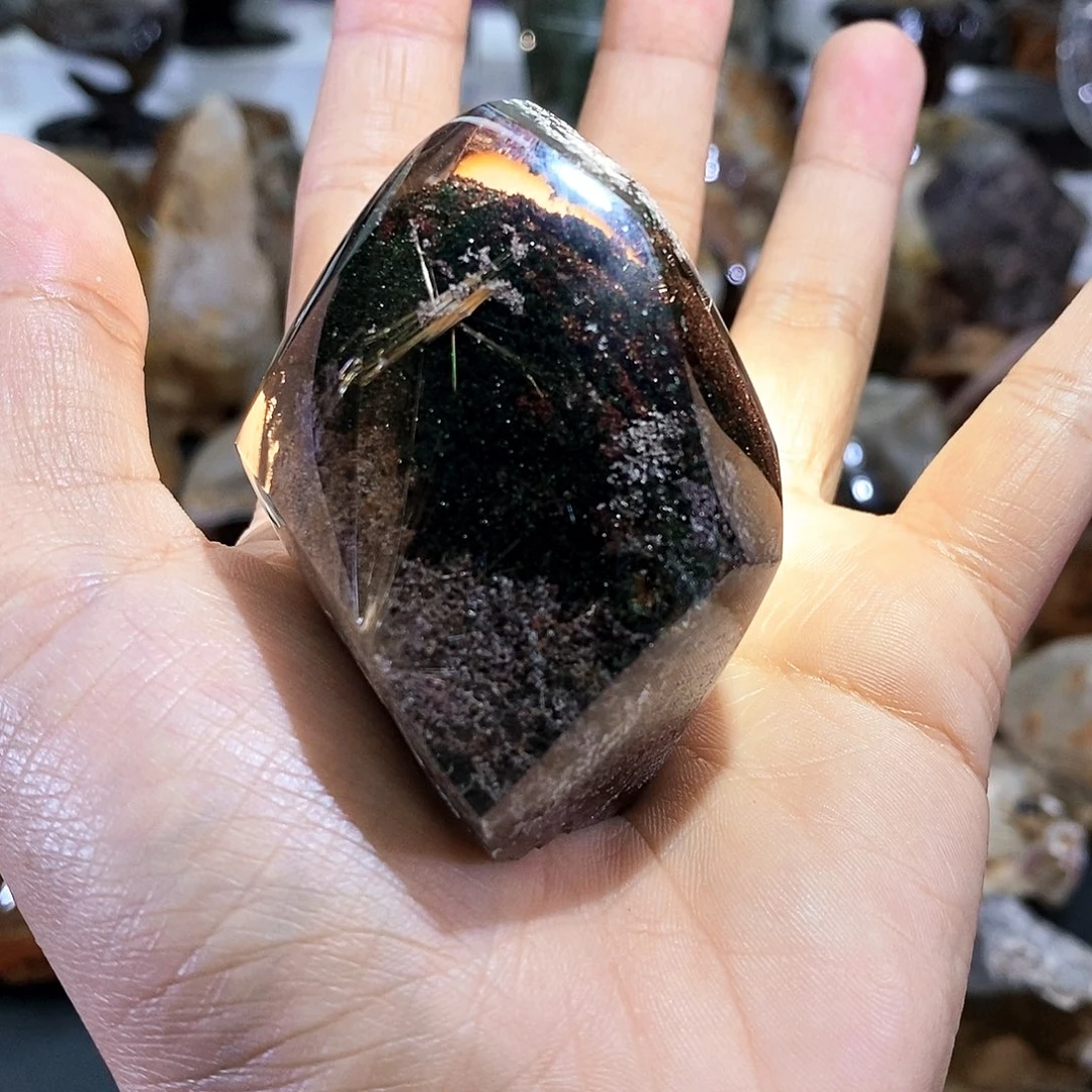 【闪购商品】未镶嵌车挂水晶賀****州天然水晶原石