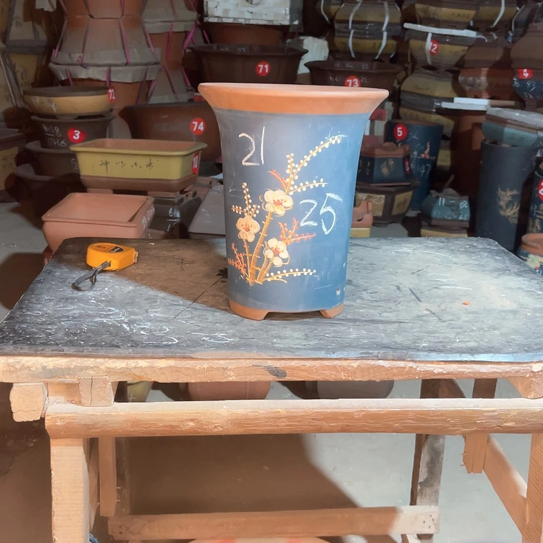 紫砂花盆高兰花盆一个