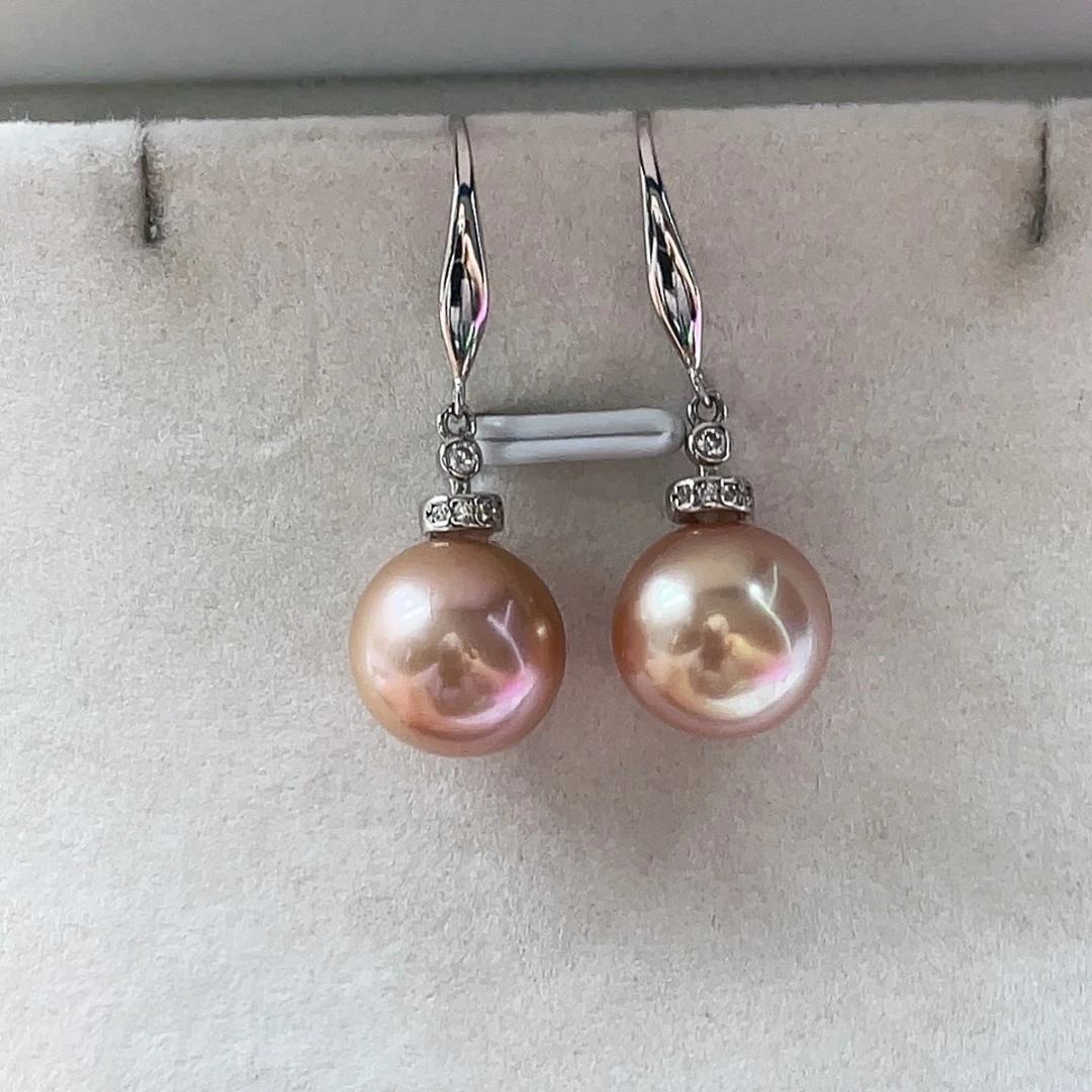 银S925镶嵌淡水珍珠颈饰