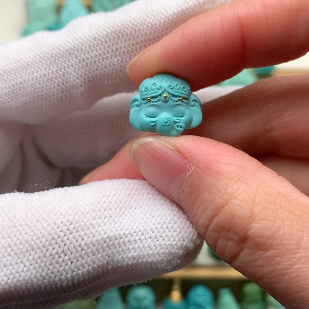 绿松石未镶嵌配饰