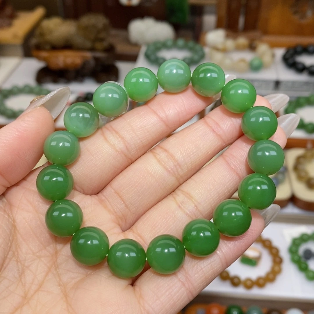 和田玉手串未镶嵌