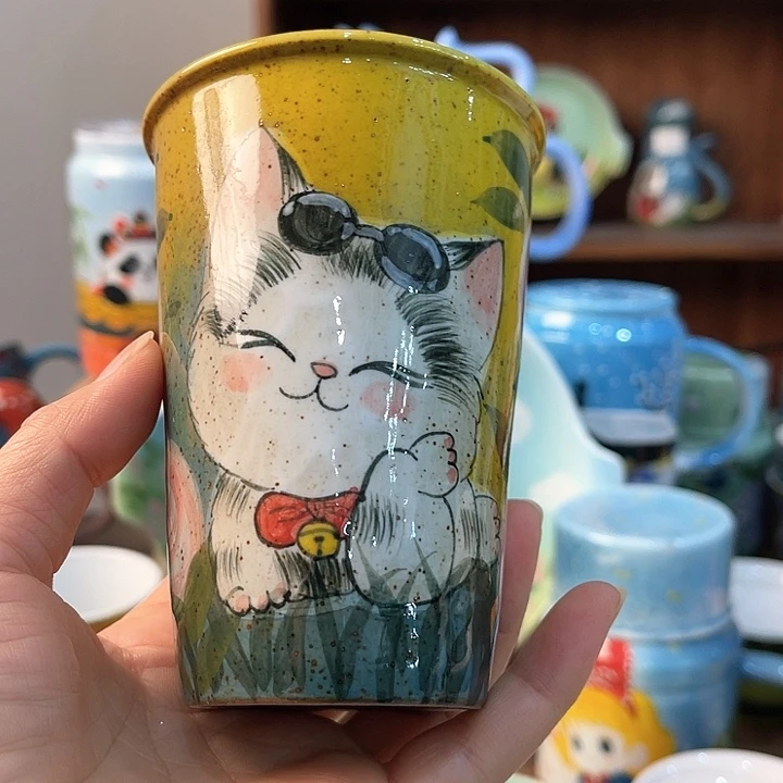 陶景德镇釉下手绘陶瓷