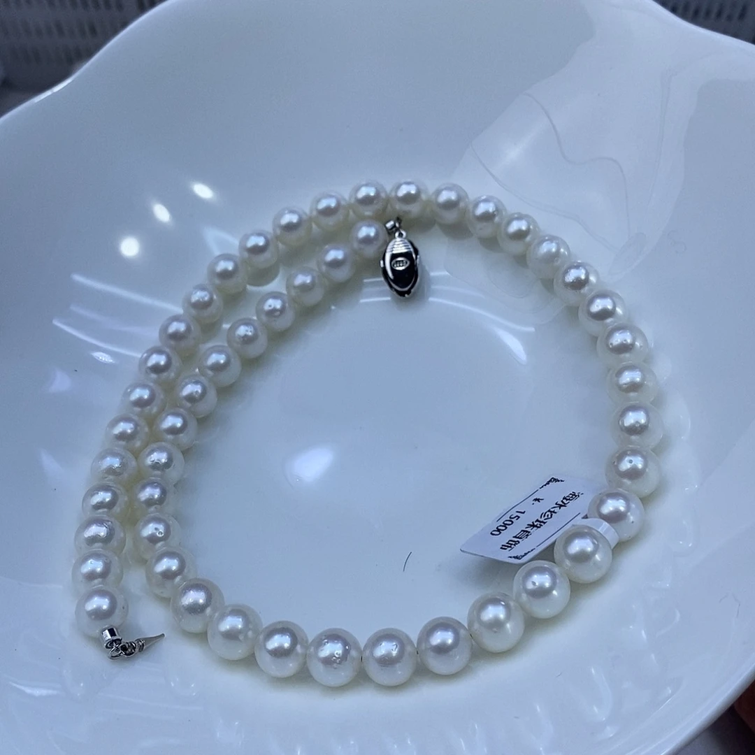 银S925镶嵌颈饰海水珍珠