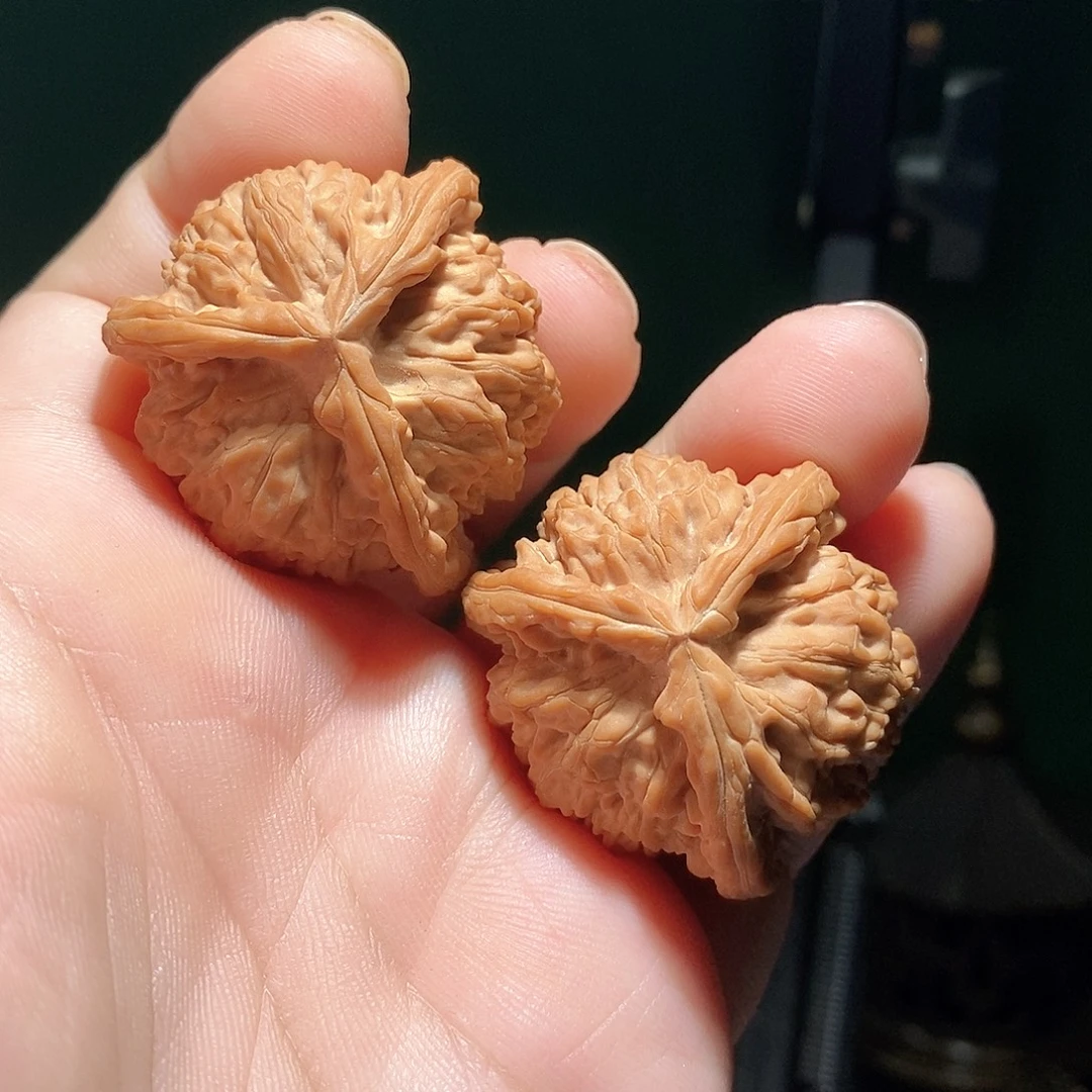 把件文玩核桃37爱啥啥全品三棱