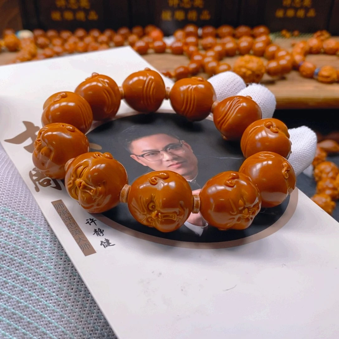 手串/手链橄榄核许静健2.1×2.1铁核人生百态不预定不议价