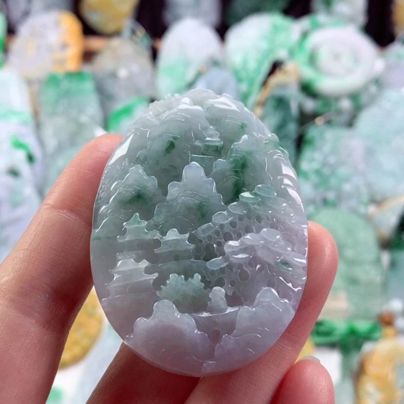 【闪购商品】翡翠吊坠(不含链)未镶嵌