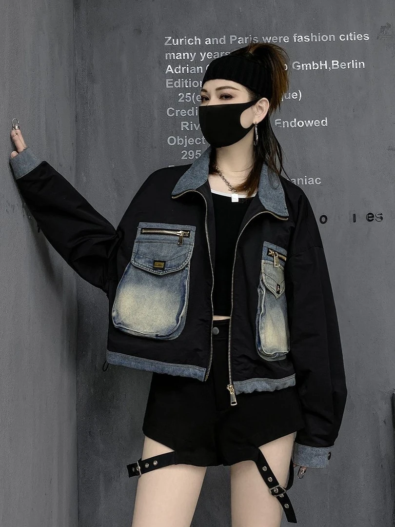 芊芊推荐~301-350新款百搭休闲潮流男女款水洗复古牛仔外套