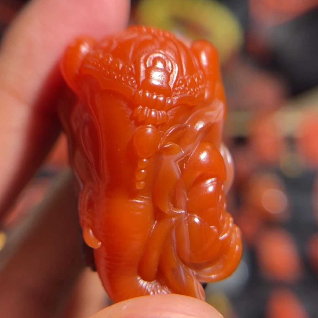 南红玛瑙未镶嵌配饰太平盛象