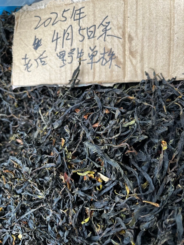 2025年野茶大单株晒青散茶100/袋